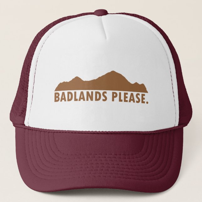 Gorra De Camionero Badlands Please (Anverso)