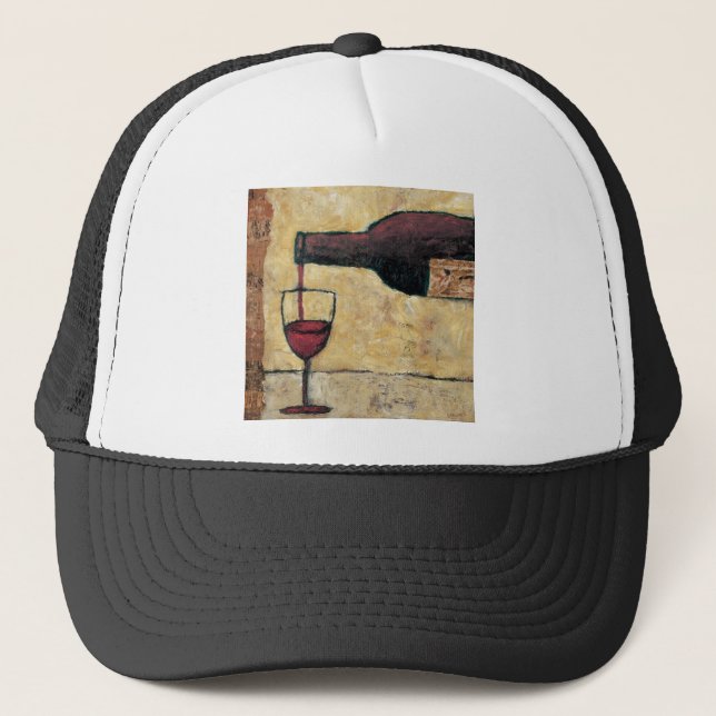 Gorra De Camionero BAG04 Wine.tif rojo (Anverso)