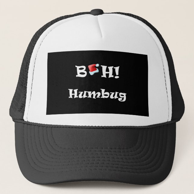 Gorra De Camionero ¡Bah! Embaucamiento, Felices Navidad (Anverso)
