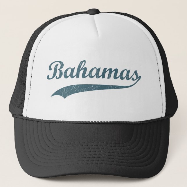 Gorra De Camionero Bahamas azules (Anverso)