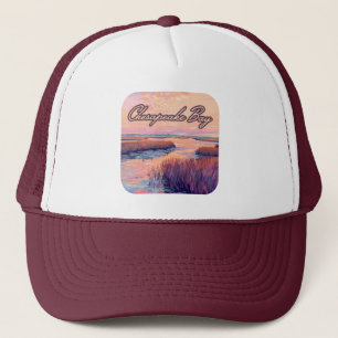 Gorra De Camionero Bahía de Chesapeake Annapolis Maryland Virginia Su