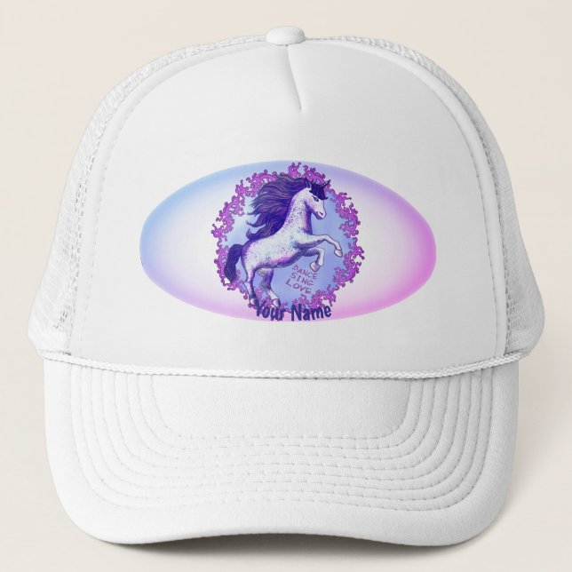 Gorra De Camionero Bailando unicornio (Anverso)