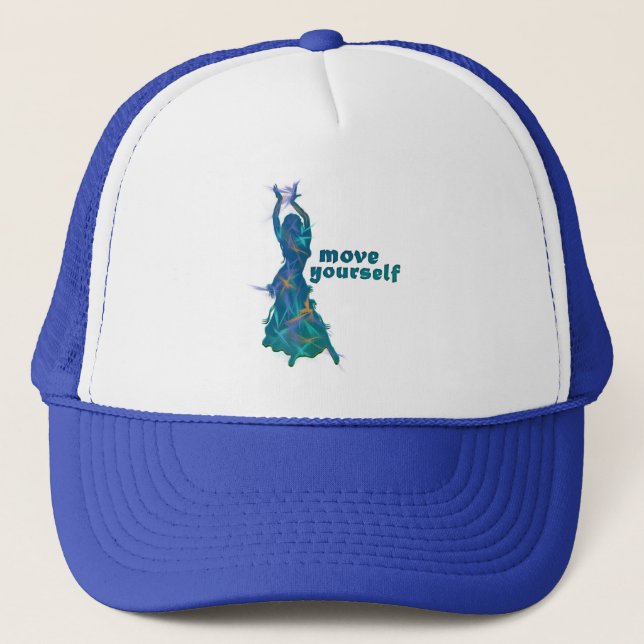 Gorra De Camionero Bailante *Pheja* (Anverso)