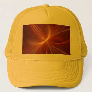 Gorra De Camionero Bailar Con El Arte Fractal Moderno Y Claro