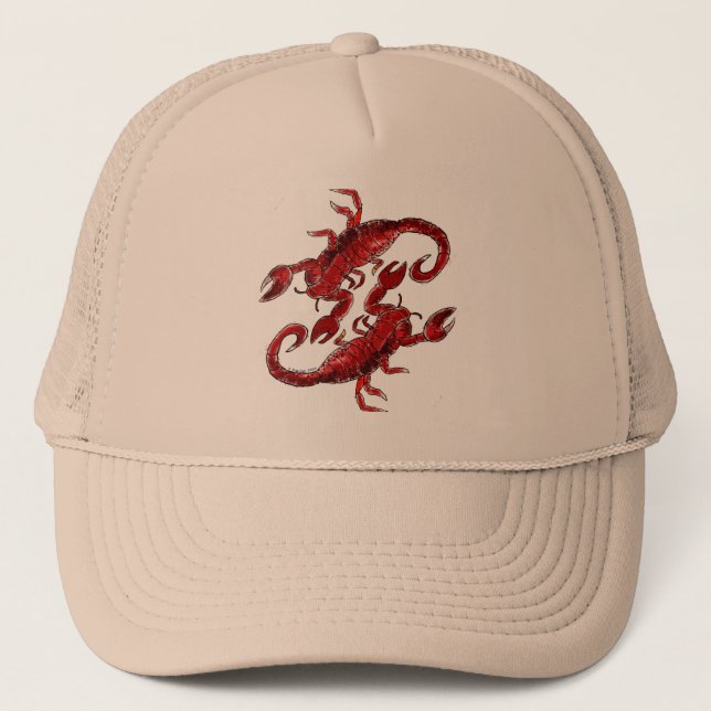 Gorra De Camionero Bailar Escorpión (Anverso)