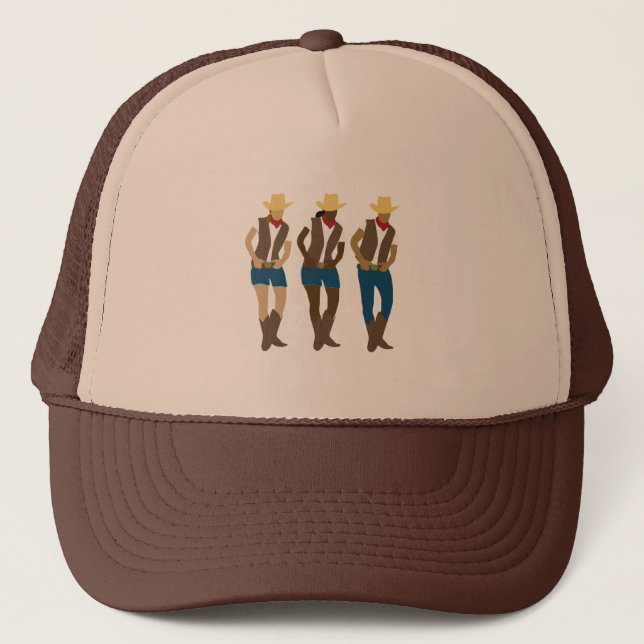 Gorra De Camionero Bailarinas de línea (Anverso)