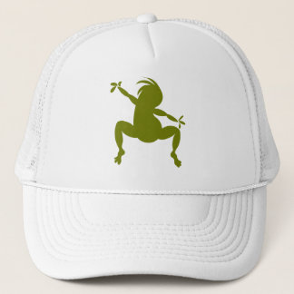 Gorra De Camionero Baile verde oliva Kokopelli
