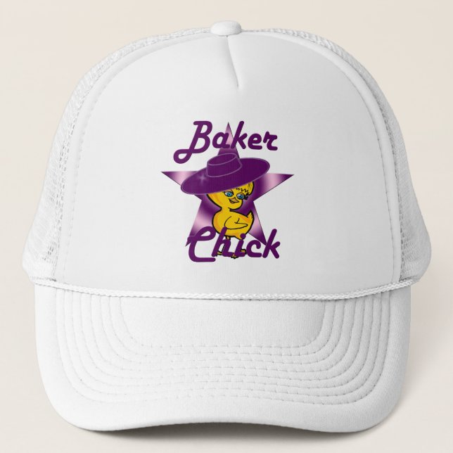 Gorra De Camionero Baker Chick #9 (Anverso)