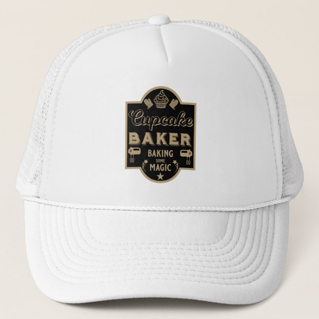 Gorra De Camionero Baker maestro de pasteles (Anverso)