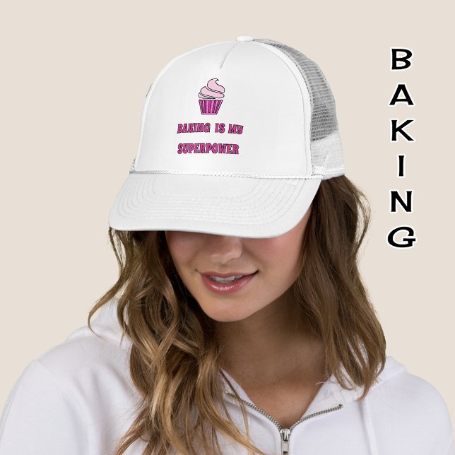 Gorra De Camionero Baking superpower pink cupcake (Subido por el creador)