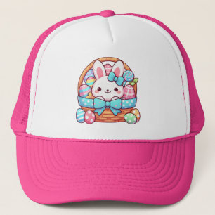 Gorra De Camionero Bakset de conejo de Pascua