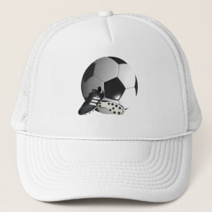 Gorra De Camionero Balas De Fútbol Y Zapatos,