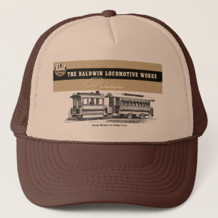Gorra De Camionero Baldwin Locomotive Works Steam Street Carros