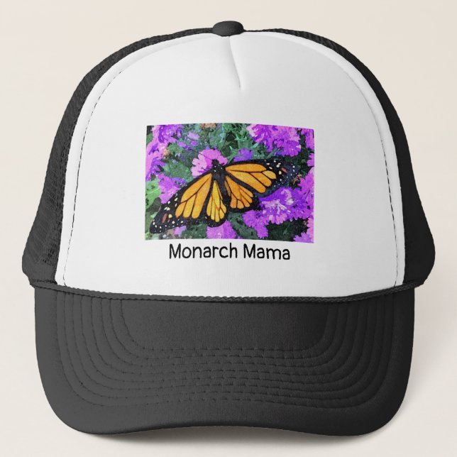 Gorra De Camionero Ball Cap Monarch Mama (Anverso)