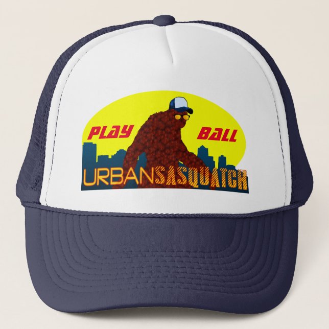 Gorra De Camionero Ball de Sasquatch Urbano (Anverso)