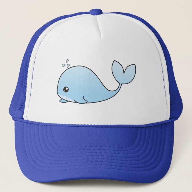 GORRA DE CAMIONERO BALLENA ADORABLE (Anverso)