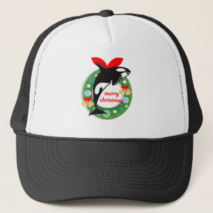 Gorra De Camionero ballena asesina de navidad