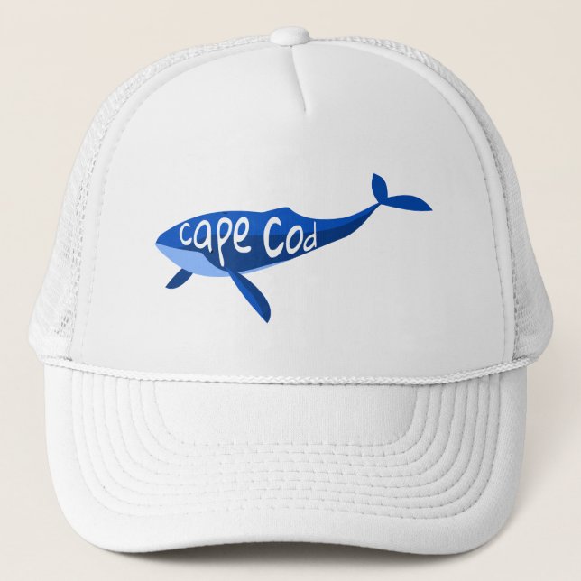 Gorra De Camionero Ballena de Cape Cod Massachusetts (Anverso)