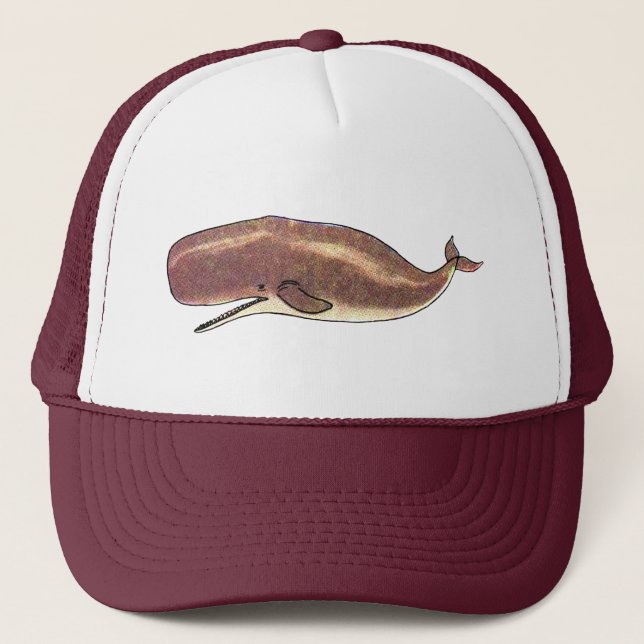 Gorra De Camionero Ballena de esperma (Anverso)