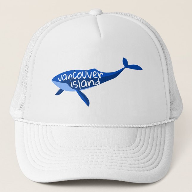 Gorra De Camionero Ballena de la isla de Vancouver Canadá (Anverso)