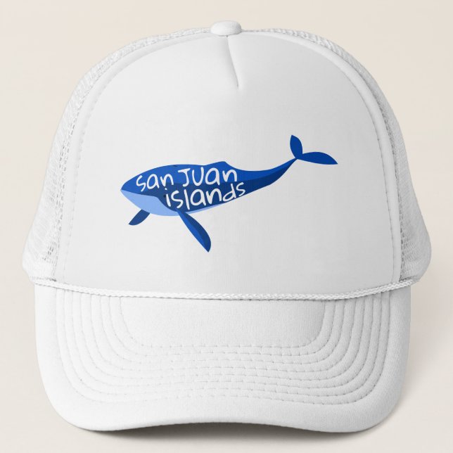 Gorra De Camionero Ballena de las Islas San Juan (Anverso)