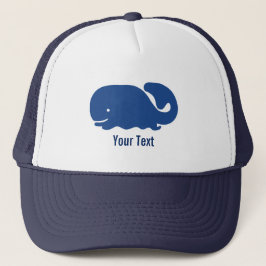 Gorra De Camionero Ballena de muy buen gusto azul náutica