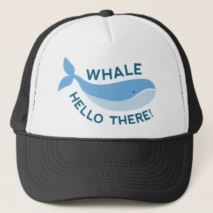 Gorra De Camionero ¡Ballena hola allí!