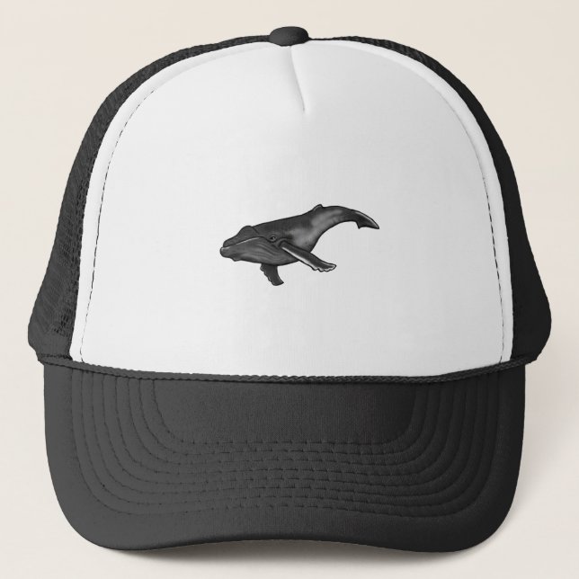 Gorra De Camionero ballena jorobada (Anverso)