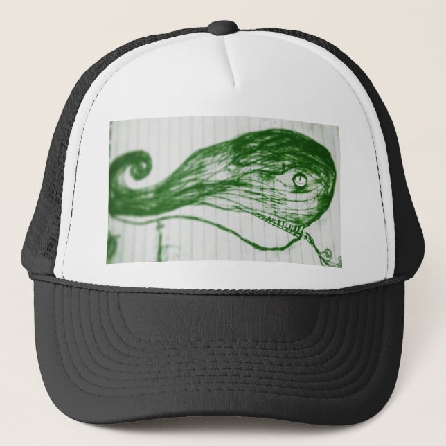 Gorra De Camionero ballena verde (Anverso)