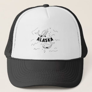 Gorra De Camionero Ballenas de Alaska
