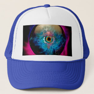 Gorra De Camionero Balón de cristal con los ojos