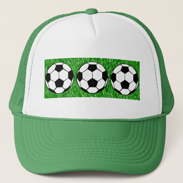 Gorra De Camionero Balón de fútbol (Anverso)