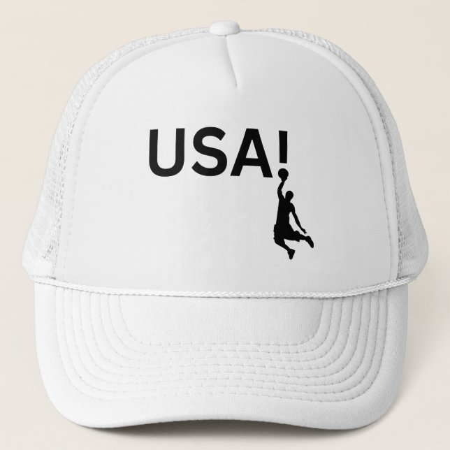 Gorra De Camionero Baloncestista de Estados Unidos (Anverso)