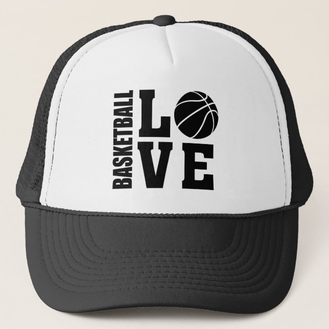 Gorra De Camionero Baloncesto Amor, Baloncesto (Anverso)