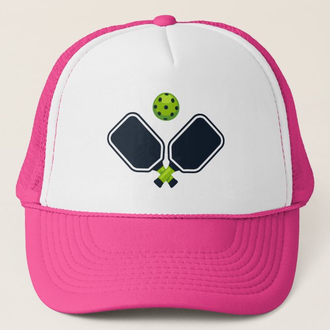 Gorra De Camionero Baloncesto con remo y bolas (Anverso)