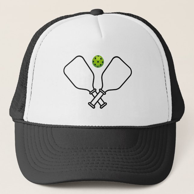 Gorra De Camionero Baloncesto con remo y bolas (Anverso)