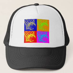 Gorra De Camionero Baloncesto de arte pop