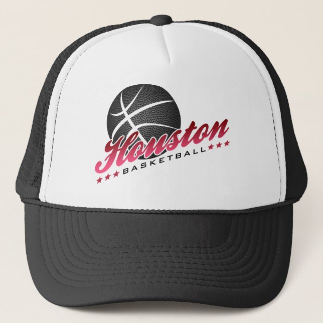 Gorra De Camionero Baloncesto de Houston (Anverso)