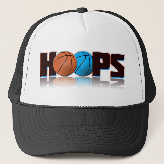 Gorra De Camionero Baloncesto de los aros (Anverso)