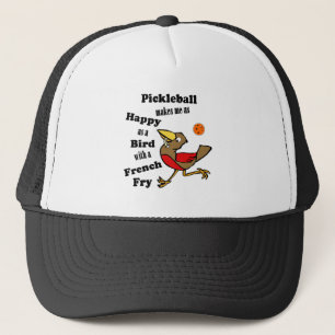 Gorra De Camionero Baloncesto - Tan Feliz Como Un Pájaro Con Un Frío 