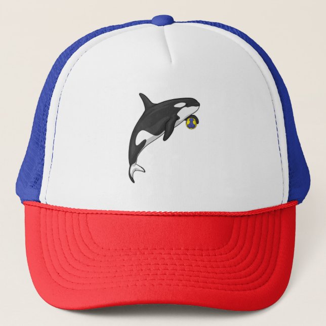 Gorra De Camionero Balonmano Orca (Anverso)