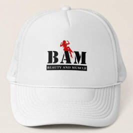 Gorra De Camionero BAM Beauty y Musculum Bodybuilding Béisbol Cap