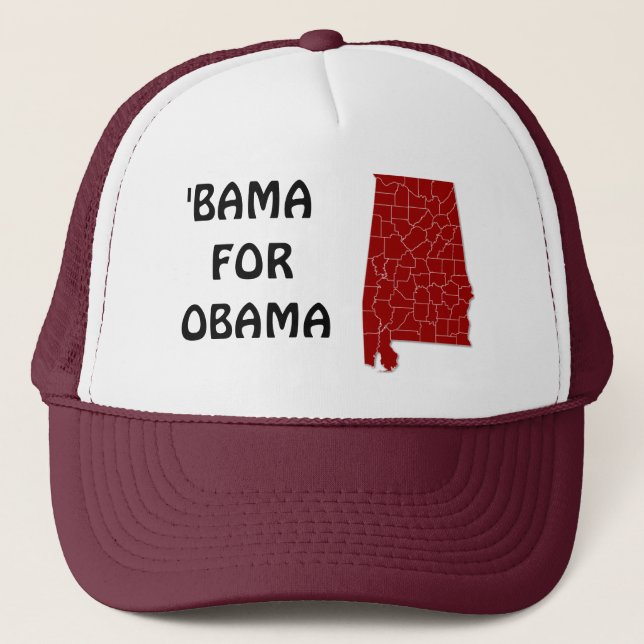GORRA DE CAMIONERO 'BAMA PARA OBAMA (Anverso)