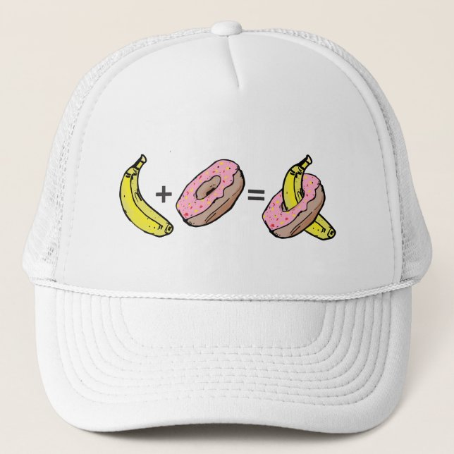 Gorra De Camionero Banana y Donut (Anverso)