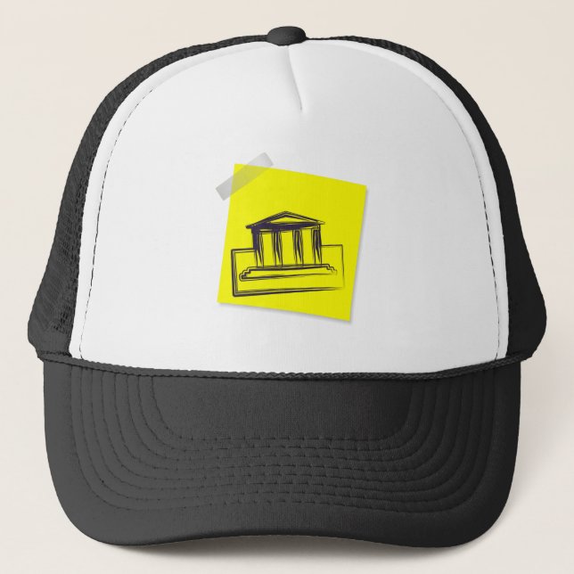 Gorra De Camionero Banco (Anverso)