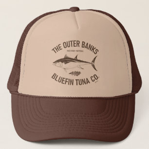 Gorra De Camionero Bancos exteriores Bluefin Tuna Co. OBX Drk Brown V