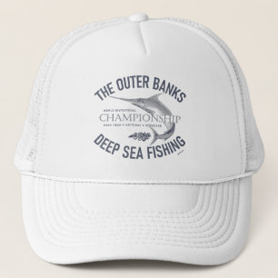 Gorra De Camionero Bancos exteriores Pesca marina profunda OBX Vintag