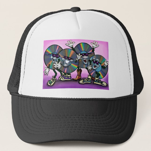 Gorra De Camionero Banda de CD (Anverso)