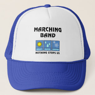 Gorra De Camionero Banda de marcha lluviosa