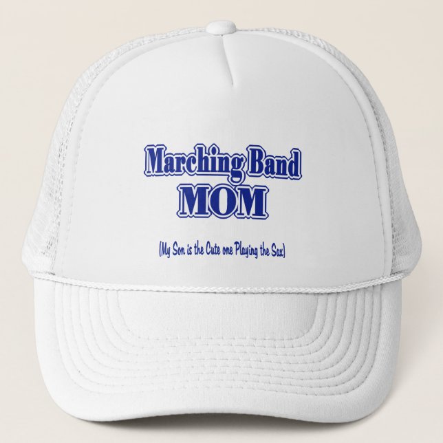 Gorra De Camionero Banda de marcha Mamá/ Saxofón (Anverso)